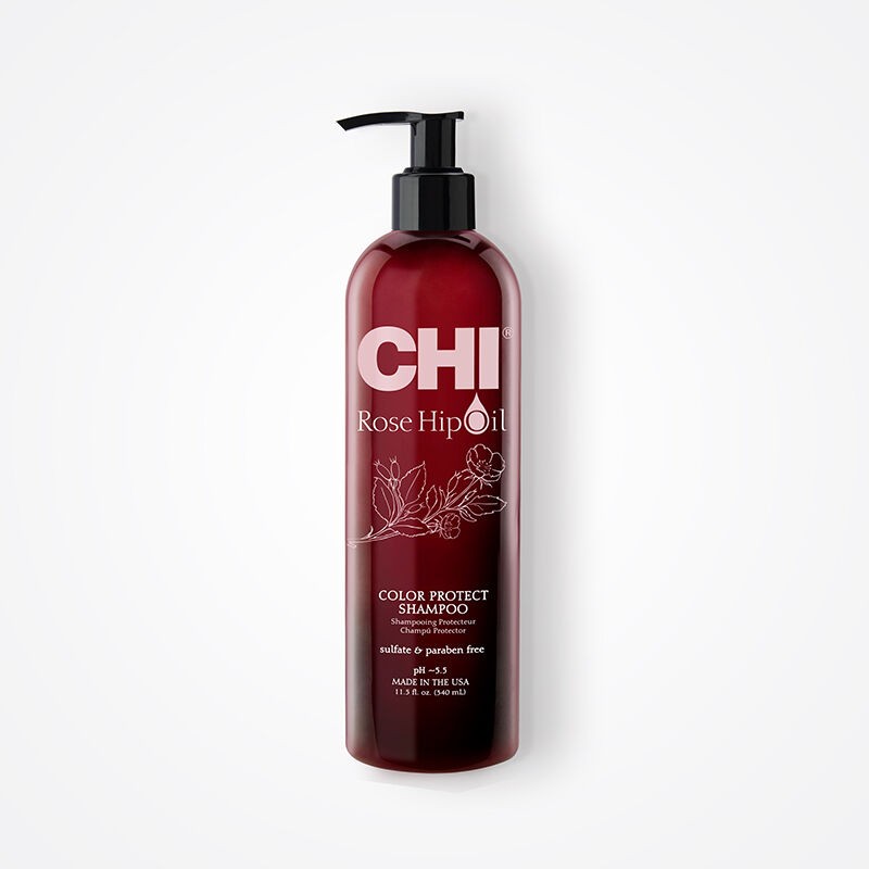 CHI ROSE HIP OIL SHAMPOO – Gentle Care for Color-Treated Hair
