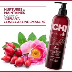 CHI ROSE HIP OIL SHAMPOO – Gentle Care for Color-Treated Hair