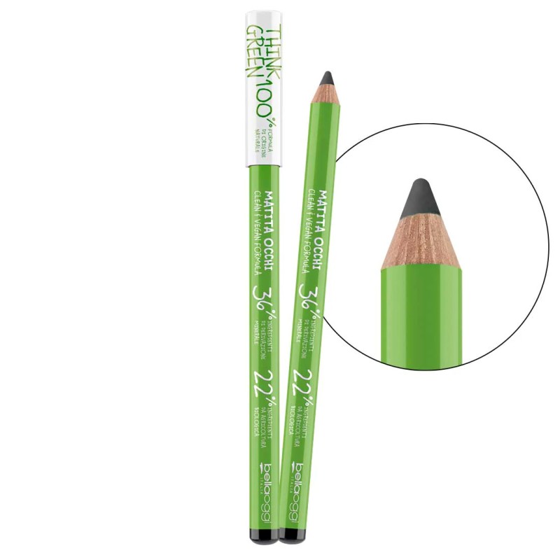 Bella Oggi – Think Green Pencil – Clean & Vegan Eye Pencil – 1.1GM