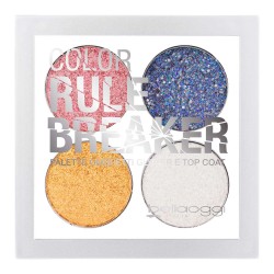 Bella Oggi – Color Rule Breaker – Glitter & Top Coat Palette – 4×0.8GM