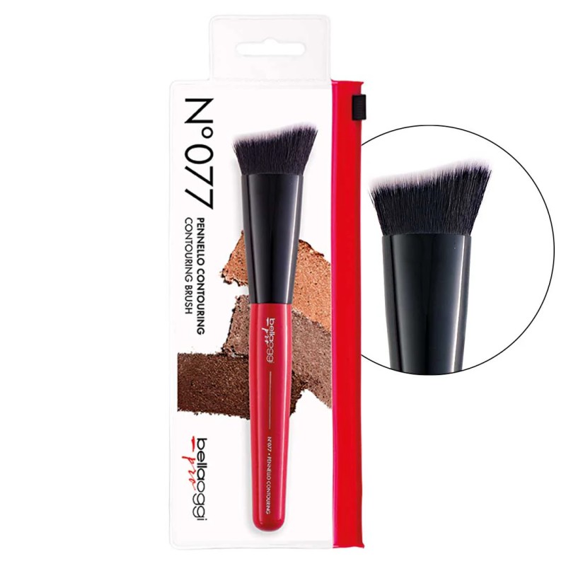 BELLA OGGI Contouring Brush N.077 – Angled Brush for Precise Sculpting