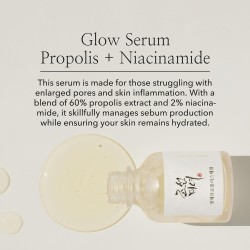 BEAUTY OF JOSEON GLOW SERUM PROPOLIS + NIACINAMIDE 30ML | SOOTHING & BRIGHTENING SERUM