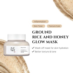 BEAUTY OF JOSEON RICE & HONEY MASK 150ML | EXFOLIATING & HYDRATING WASH-OFF PACK