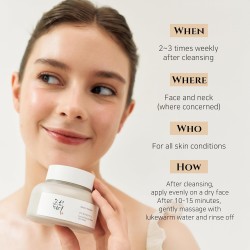 BEAUTY OF JOSEON RICE & HONEY MASK 150ML | EXFOLIATING & HYDRATING WASH-OFF PACK