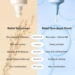 BEAUTY OF JOSEON RELIEF SUN RICE + PROBIOTICS SPF50+ | HYDRATING KOREAN SUNSCREEN