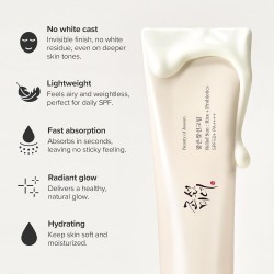 BEAUTY OF JOSEON RELIEF SUN RICE + PROBIOTICS SPF50+ | HYDRATING KOREAN SUNSCREEN