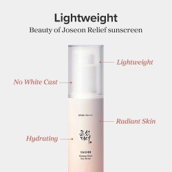 BEAUTY OF JOSEON GINSENG MOIST SUN SERUM 50ML | HYDRATING ANTI-AGING SUNSCREEN