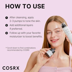 COSRX 6X PEPTIDE COLLAGEN TONER SERUM 150ML | ANTI-AGING & HYDRATING BOOSTER