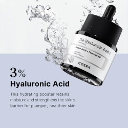 COSRX HYALURONIC ACID 3% SERUM 20ML | INTENSE HYDRATION FOR DRY & AGING SKIN