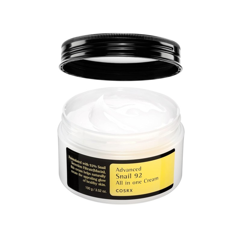COSRX Snail Mucin 92% Moisturizer – Korean Gel Cream for Hydration & Repair