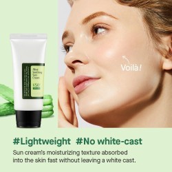 COSRX Aloe Soothing Sun Cream SPF50+ / PA+++ – Lightweight Korean Sunscreen 50ml
