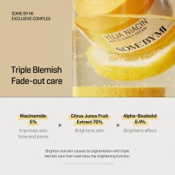 Some By Mi Yuja Niacin Anti Blemish Cream – 5% Niacinamide & Alpha-Bisabolol – 60ml