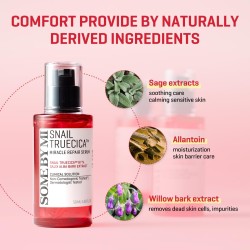 Some By Mi Snail Truecica Miracle Repair Serum – Post-Acne & Barrier Care – 50ml