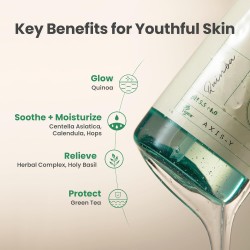 AXIS-Y Quinoa One Step Gel Cleanser – Vegan Makeup Remover & Hydrating Wash – 180ml