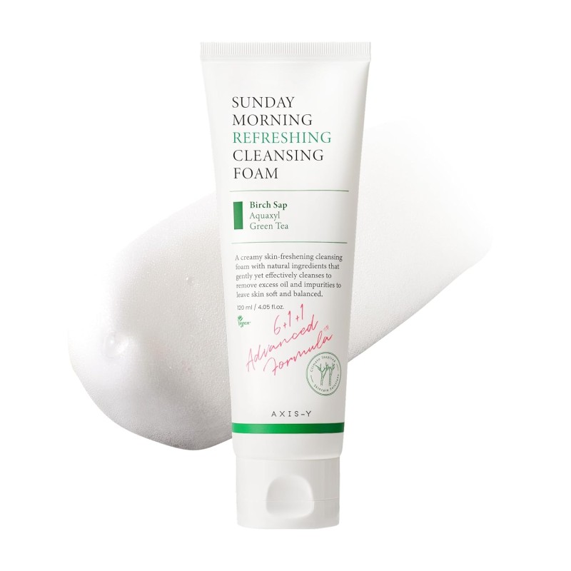 AXIS-Y Sunday Morning Refreshing Cleansing Foam – Birch Sap & Aquaxyl™ – 120ml
