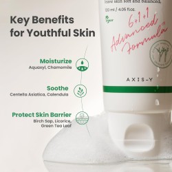 AXIS-Y Sunday Morning Refreshing Cleansing Foam – Birch Sap & Aquaxyl™ – 120ml