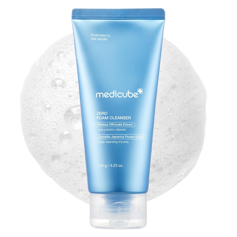MEDICUBE Zero Foam Cleanser – Sebum Control & Moisture Balance – 120ml