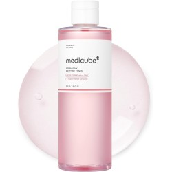 تونر PDRN الوردي بالببتيدات من MEDICUBE – تعزيز الإشراقة وتجديد البشرة – 250مل