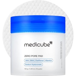 MEDICUBE Zero Pore Pads 2.0 – AHA & BHA Dual-Textured Toner Pads – 70 Units