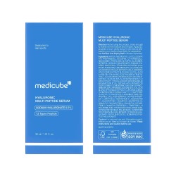 سيروم الهيالورونيك بالببتيدات وPDRN من MEDICUBE – ترطيب عميق وإشراقة – 30مل