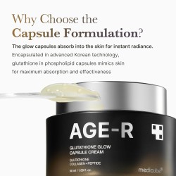 كريم الكبسولات AGE-R بجلوتاثيون من MEDICUBE – شد وإشراقة – 50مل