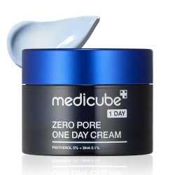 كريم ZERO PORE ليوم واحد من MEDICUBE – تقليل المسام وتنظيم الدهون – 50مل