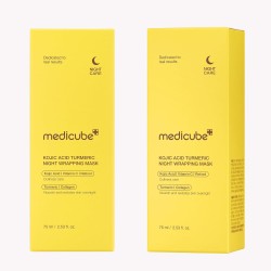 MEDICUBE Kojic Acid Turmeric Overnight Peel-Off Mask – Brightening & Glow – 75ml
