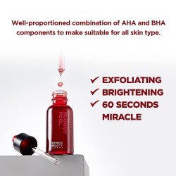 SKIN1004 Bloody Peel – AHA 17% Exfoliating Solution – 30ml