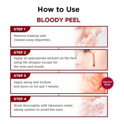 SKIN1004 Bloody Peel – AHA 17% Exfoliating Solution – 30ml