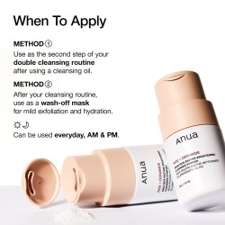 ANUA Rice Enzyme Brightening Cleansing Powder – Radiance & Gentle Exfoliation – 40g
