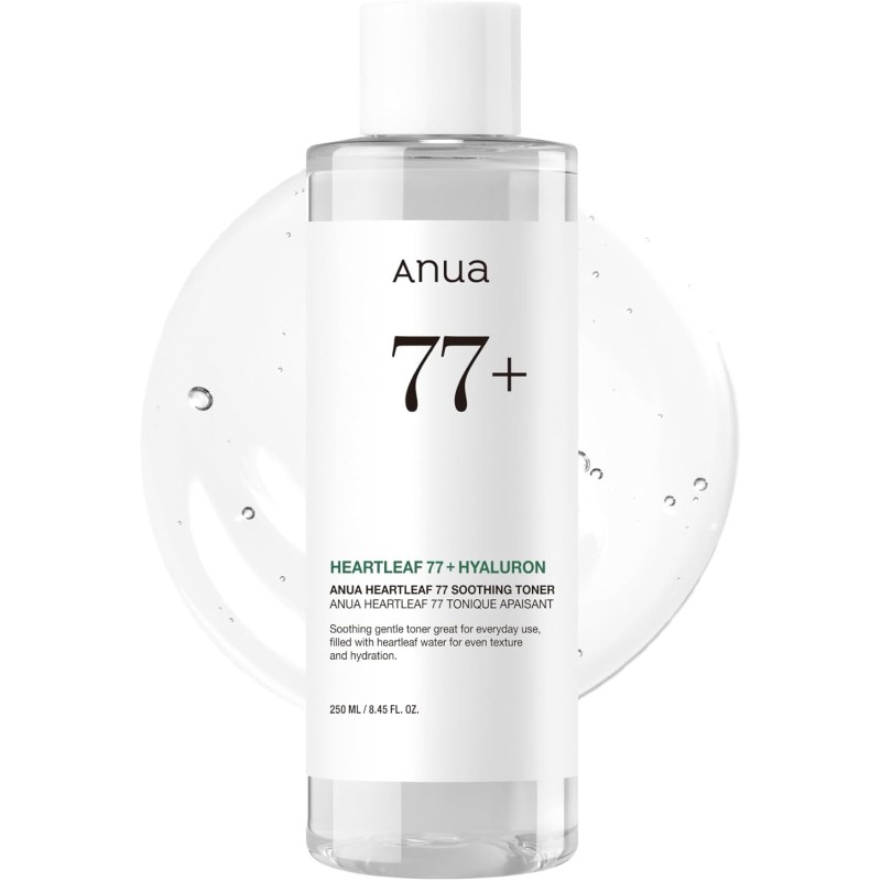 ANUA Heartleaf 77% Soothing Toner – pH 5.5 Calming & Hydrating – 250ml