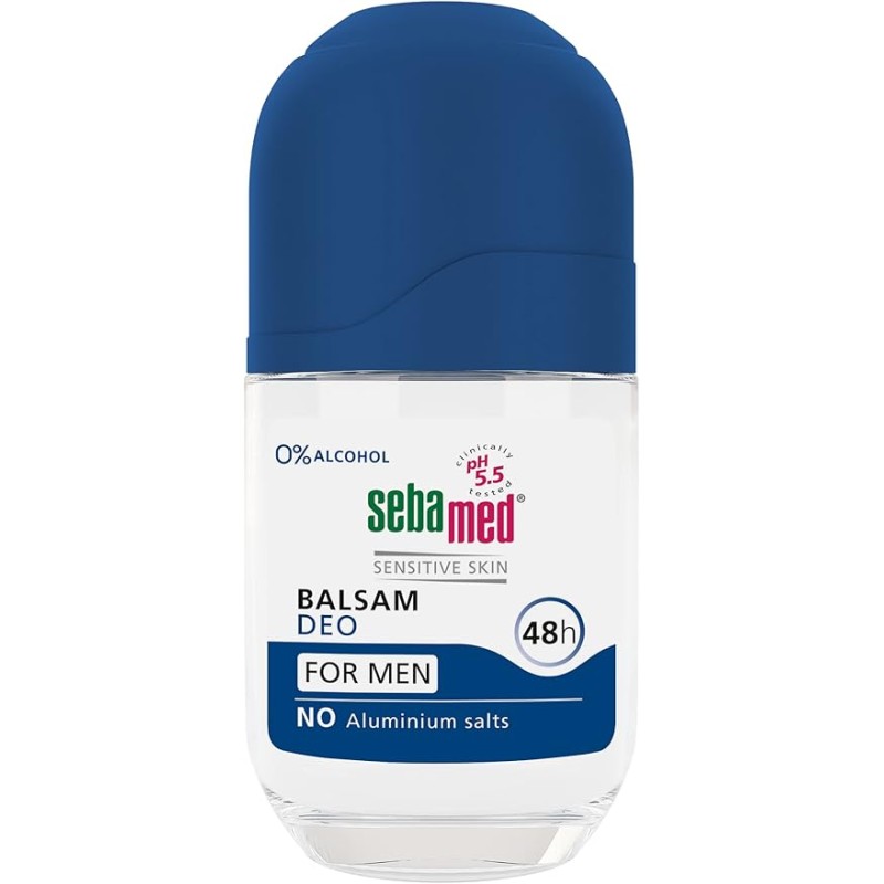 Sebamed Deo Roll-On Balsam for Men - 50ML | Gentle & Long-Lasting Protection