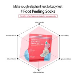 FRUDIA PEACH FOOT PEELING MASK – 1PAIR